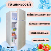 Tủ Lạnh 100lít , tủ lạnh mini có ngăn đá ngăn mát riêng biệt ,tiết kiệm điện ,dùng để trữ sữa mẹ, phù hợp gia đình nhỏ