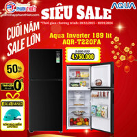 Tủ lạnh 2 cánh Aqua 189 lít AQR-T220FA(FB)