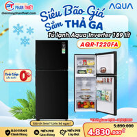 Tủ lạnh 2 cánh Aqua 189 lít AQR-T220FA(FB)