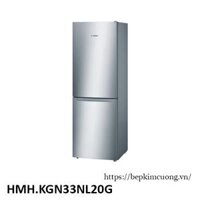 TỦ LẠNH 2 CÁNH NGĂN ĐÁ DƯỚI BOSCH HMH.KGN33NL20G–SERIE 2