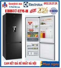 Tủ lạnh 2 cửa Electrolux 335L Ngăn đá dưới ,Có ngăn đông mềm EBB3742M-H Mới [2024]