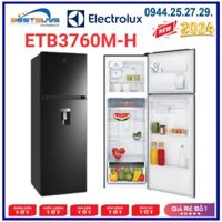 Tủ lạnh 2 cửa Electrolux 341Lit ,Làm đá tự động ,Ngăn đá trên ,Có ngăn đông mềm ETB3760M-H Mới [2024]