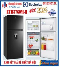 Tủ lạnh 2 cửa Electrolux 341Lit ,Làm đá tự động ,Ngăn đá trên ,Có ngăn đông mềm ETB3760M-H Mới [2024]
