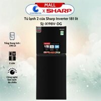 Tủ lạnh 2 cửa Sharp SJ-X198V-DG Inverter 181 lít