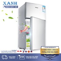 Tủ lạnh 2 ngăn 118L thương hiệu làm lạnh nhanh ngăn đá ngăn lạnh giữ đồ luôn tươi dáng nhỏ