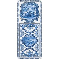 Tủ lạnh 270 lít họa tiết màu xanh Blue hiệu Smeg, Model FAB28RDGME5