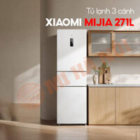 Tủ lạnh 3 cánh Inverter Xiaomi Mijia 271L BCD-271WTMP – Siêu tiết kiệm điện, ngăn đông mềm cao cấp