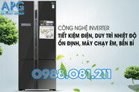 Tủ Lạnh 4 Cánh Hitachi Inverter R-FWB850PGV5 XGR 640 Lít