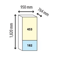 Tủ lạnh 4 cánh Mitsubishi MR-L78EH-BRW-V Inverter - 635L