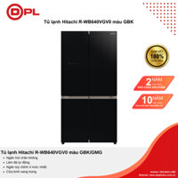 Tủ Lạnh 4 Cánh Ngăn Đông Dưới, French Bottom Freezer HITACHI R-WB640VGV0 (GBK/GMG) 569L