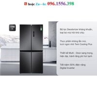 Tủ lạnh 4 cánh Samsung RF48A4000B4/SV 488L | Tủ lạnh Samsung Inverter 488 lít Multi Door RF48A4000B4 tiết kiệm điện KZ