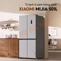 Tủ lạnh 4 cánh Xiaomi Mijia 501L BCD-501WMFSA- Công nghệ ion bạc kháng khuẩn, tiết kiệm điện