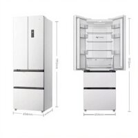 Tủ lạnh 4 cánh Xiaomi Mijia 400L BCD-400WFMBI – Kiểu Pháp