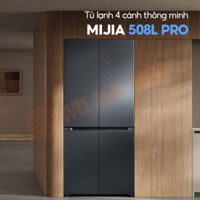 Tủ lạnh 4 cánh Xiaomi Mijia 508L Pro 2025 BCD-508WTGBI – Phiên bản đá pha lê, ngăn đông mềm