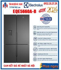 Tủ lạnh 4 cửa Inventer Electrolux 560L Có Ngăn đông mềm ,Có lấy nước ngoài EQE5660A-B Mới [2024]