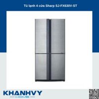 Tủ lạnh 4 cửa Sharp SJ-FX630V-ST