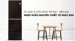 Tủ lạnh Hitachi Inverter 529 lít R-E5000V