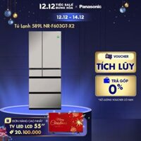Tủ Lạnh 6 Cánh Panasonic 589 Lít NR-F603GT-X2 - Công nghệ diệt khuẩn độc quyền - Bảo hành chính hãng 12 tháng - [ HỖ TRỢ GIAO TỈNH ]