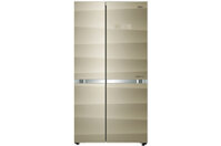 Tủ lạnh Aqua AQR-IG585AS Inverter 565L màu vàng