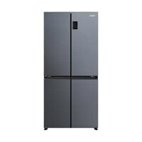 Tủ lạnh AQUA AQR-M536XA(SL), 469lít ,4cửa, Inverter, bảng điều khiển ngoài, màu bạc