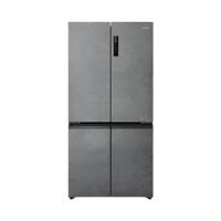 Tủ lạnh AQUA AQR-M727XA(GS)U1, 660lít ,4cửa, Inverter, bảng điều khiển ngoài, màu xám vân đá