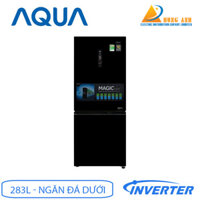 Tủ lạnh Aqua Inverter 283 Lít AQR-I298EB(BS)