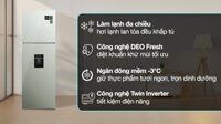 Tủ lạnh Aqua Inverter 347 lít AQR-T390FA(WGM)