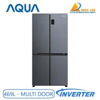 Tủ lạnh Aqua Inverter 469 lít Multi Door AQR-M536XA(SL)