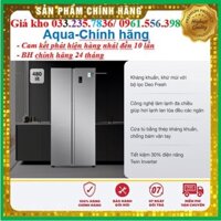 Tủ lạnh Aqua Inverter 480 lít AQR-S480XA(SG)  Chính hãng BH:24 tháng tại nhà toàn quốc  - Mới Đập Hộp 100%