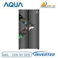 Tủ lạnh Aqua Inverter 646 lít AQR-S682XA(SLB)