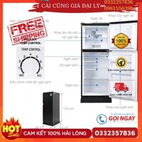 Tủ lạnh Aqua  inverter AQR-T150FA.BS 2 cánh 150L Điện Máy Hải Đăng HN- Mới Full Box