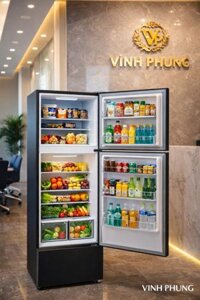 Tủ lạnh Aqua Không Đóng Tuyết 130 lít AQR-T160FA(BS)
