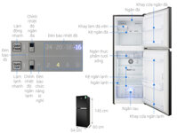 Tủ lạnh Beko Inverter 210 lít RDNT231I50VWB (Dung tích tổng 230L) – THÁI LAN