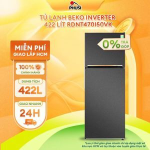 Tủ lạnh Beko Inverter 422 lít RDNT470I50VK