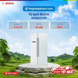 Tủ lạnh Bosch Inverter 510 lít KAN62V00