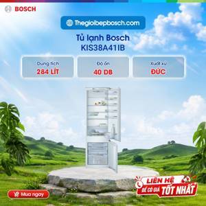 Tủ lạnh Bosch 284 lít KIS38A41IB