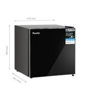 Tủ lạnh cánh kính 46 lít Funiki HR-S646GB