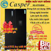 Tủ lạnh Casper Inverter 550 lít RS-570VBW - HÀNG CHÍNH HÃNG