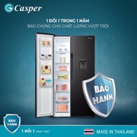 Tủ lạnh Casper Inverter 550 lít RS-570VBW