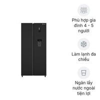 Tủ lạnh Casper Inverter side by side 495 lít RS-460PBW