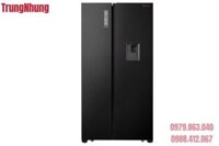 Tủ lạnh Casper RS-570VBW, 552l, màu đen, lấy nước ngoài, inverter