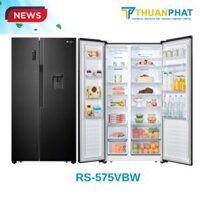 Tủ lạnh Casper Side by Side 551L RS-575VBW Có ngăn đông mềm Mới 2021