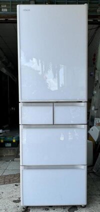 Tủ lạnh cũ 5 cánh HITACHI R-S40K 401L date 2020 gương pha lê