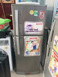 Tủ lạnh cũ Sanyo SR-U205PN 205  lít không đóng tuyết mới 95%