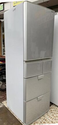 Tủ lạnh cũ SHARP SJ-KE42R 415 LIT,5 cánh cửa làm đá rơi tự động