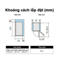 Tủ Lạnh diệt khuẩn Panasonic 251L NR-SP275CPSV - Cấp Đông Mềm - Ngăn Đá Dưới