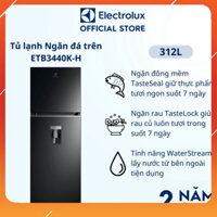 Tủ lạnh Electrolux Inverter UltimateTaste 300 ngăn đá trên 312 lít ETB3440K-H