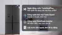 Tủ Lạnh Electrolux Inverter 562L Multi Door EQE5660A-B