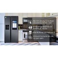 Tủ lạnh Family Hub Samsung Inverter 616 lít RS64T5F01B4SV 2020