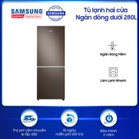 Tủ lạnh hai cửa Ngăn Đông Dưới Samsung 280L với công nghệ Digital Inverter tiết kiệm điện năng – RB27N4010DX [bonus]